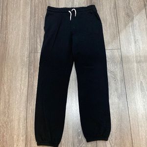Black Drawstring Sweatpants